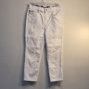 Simon Chang Slim White Women's Jeans.